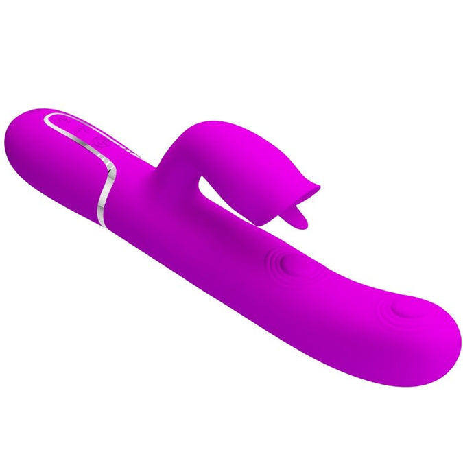 Pretty Love – Rabbit Vibrator Mit Lecken Fuchsia