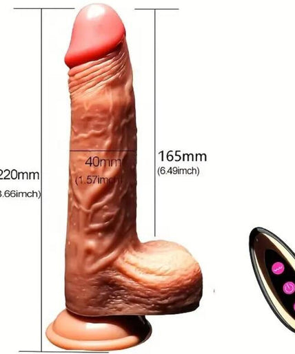 Armony – Realistic Dildo Vibrator & Thrusting Remote Control 22.5 Cm Armony – Realistic Dildo Vibrator & Thrusting Remote Control 22.5 Cm