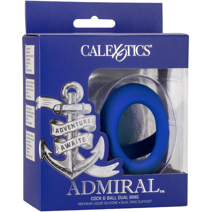 Calexotics – Admiral Cock Ball Doppelring Blau