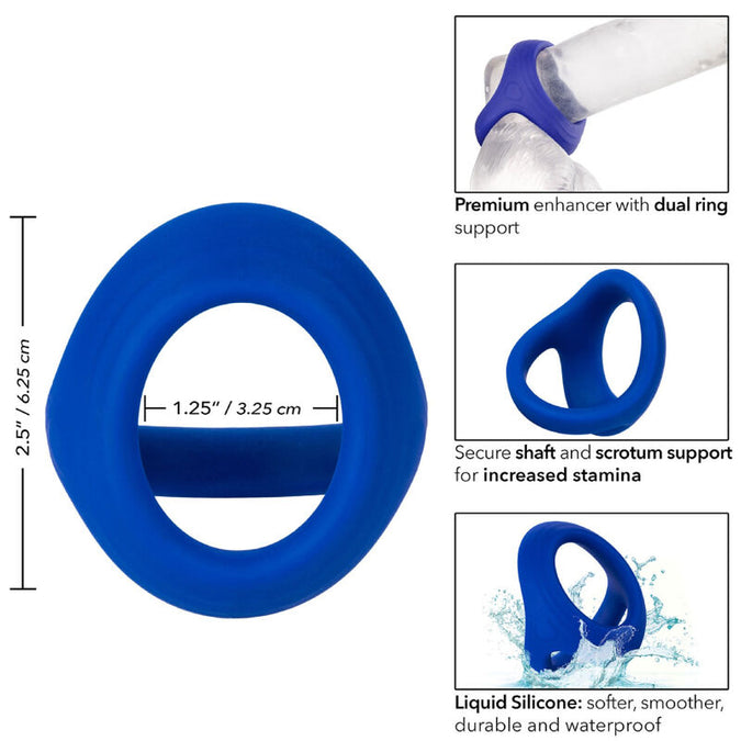 Calexotics – Admiral Cock Ball Doppelring Blau
