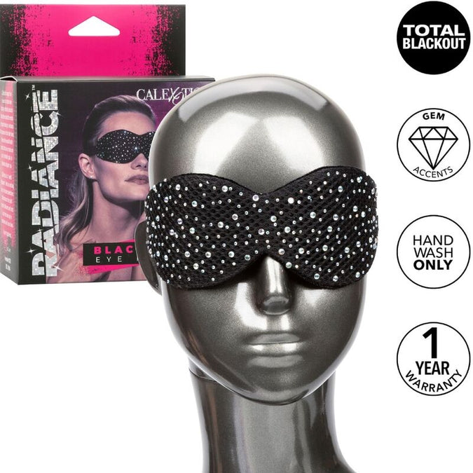 Calexotics – Radiance Blackout Augenmaske mit Strasssteinverzierung