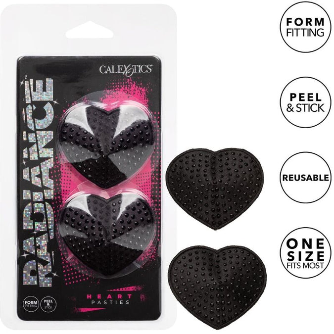 Calexotics – Radiance Herzförmige Schmuck-Nippelabdeckungen
