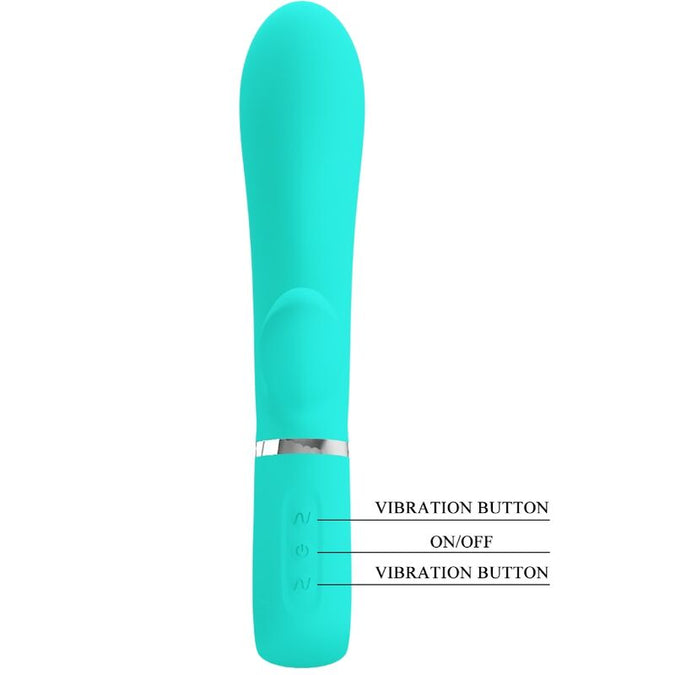 Pretty Love – Thomas Multifunktion G – Spot Vibrator Aqua Grün