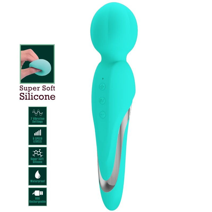 Pretty Love – Walter Vibrator Zauberstab Aqua Grün