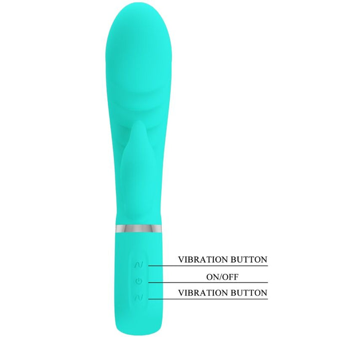 Pretty Love – Prescott Multifunktions G – Spot Vibrator Aqua Grün