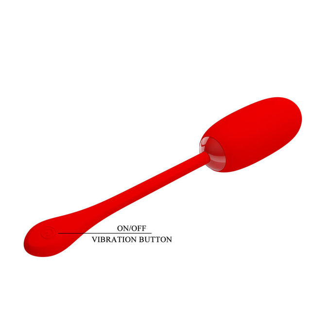 Pretty Love – Julius Wasserdicht – Wiederaufladbares Vibrations-Ei Rot