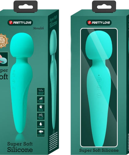 Pretty Love – Meredith Massager 12 Vibrationsmodi Aqua Grün Pretty Love – Meredith Massager 12 Vibrationsmodi Aqua Grün