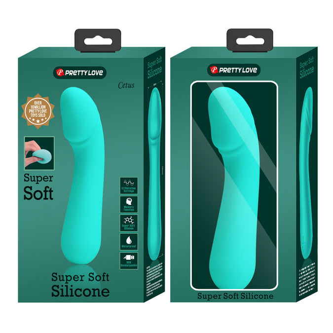 Pretty Love – Cetus Wiederaufladbarer Vibrator Aqua Grün
