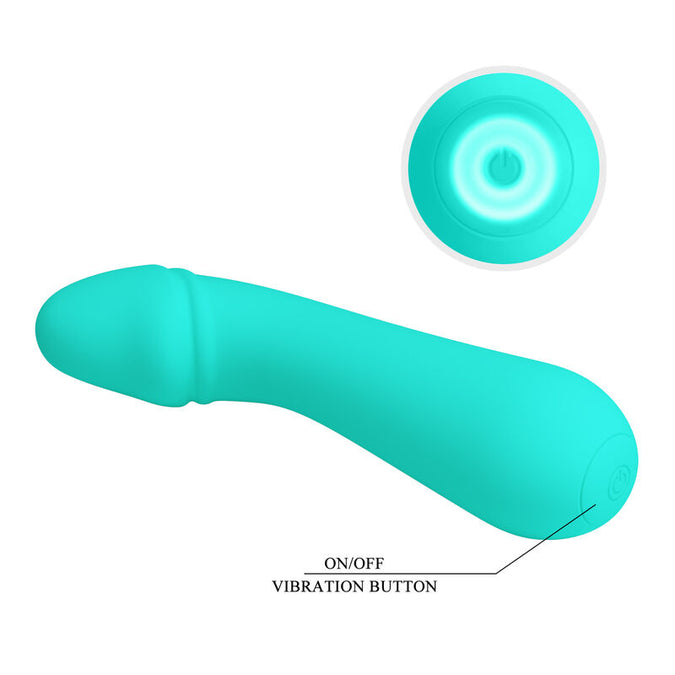 Pretty Love – Cetus Wiederaufladbarer Vibrator Aqua Grün