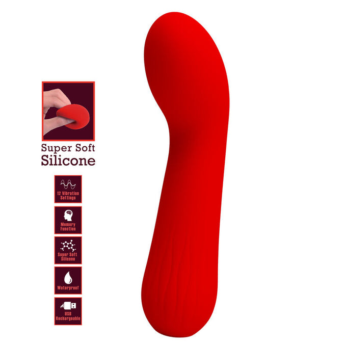 Pretty Love – Faun Oplaadbare Vibrator Rood