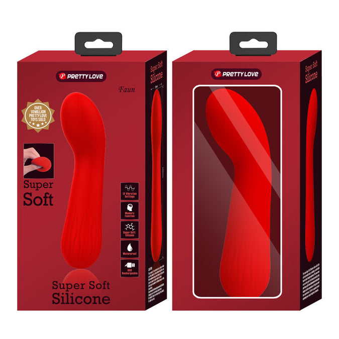 Pretty Love – Faun Oplaadbare Vibrator Rood