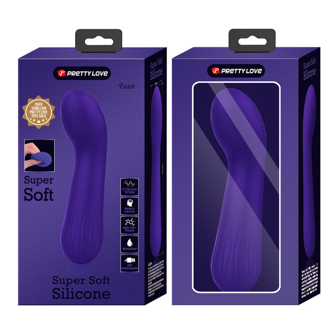 Pretty Love – Faun Wiederaufladbarer Vibrator Lila