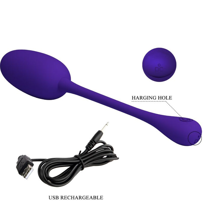 Pretty Love – Knucker Lila Wiederaufladbares Vibrations-Ei