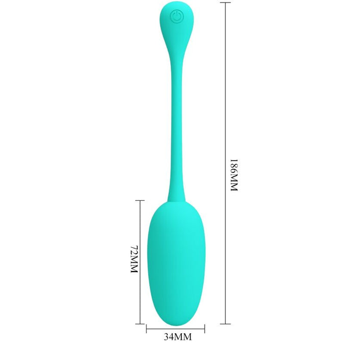 Pretty Love – Knucker Wassergrün Wiederaufladbares Vibrations-Ei