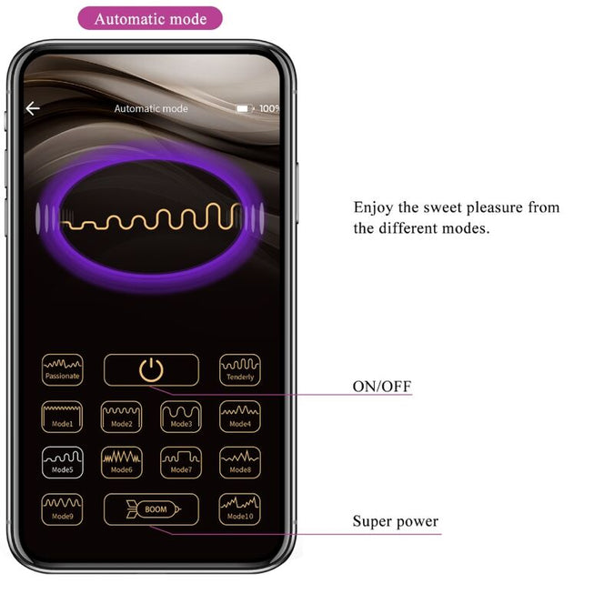 Pretty Love – Catalina Vibrator App Remote Control Purple