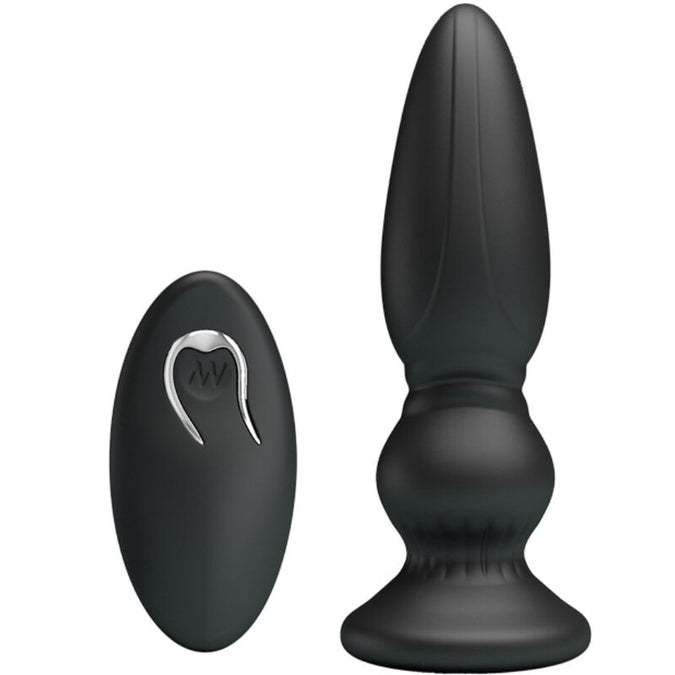 Mr Play – Leistungsstarker Vibrator mit Fernbedienung Analplug Schwarz