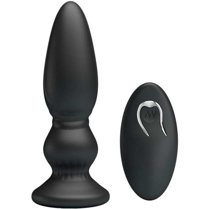 Mr Play – Leistungsstarker Vibrator mit Fernbedienung Analplug Schwarz