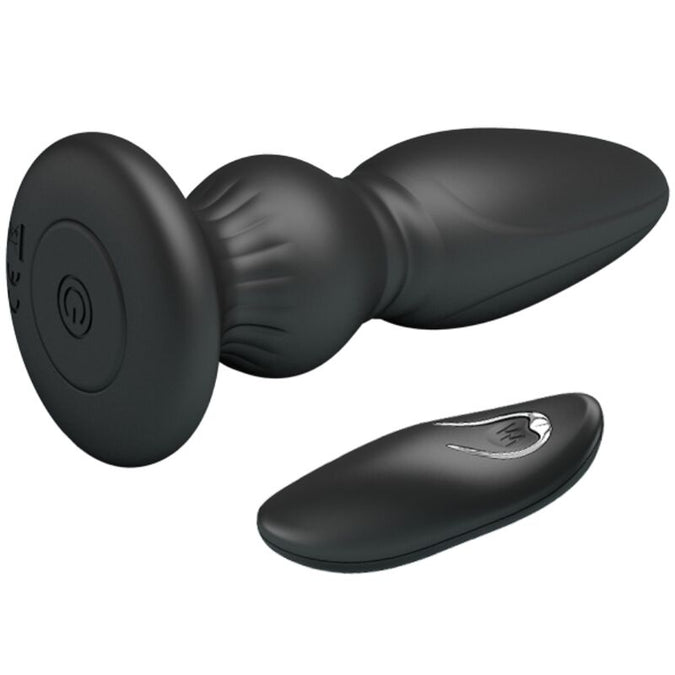 Mr Play – Leistungsstarker Vibrator mit Fernbedienung Analplug Schwarz