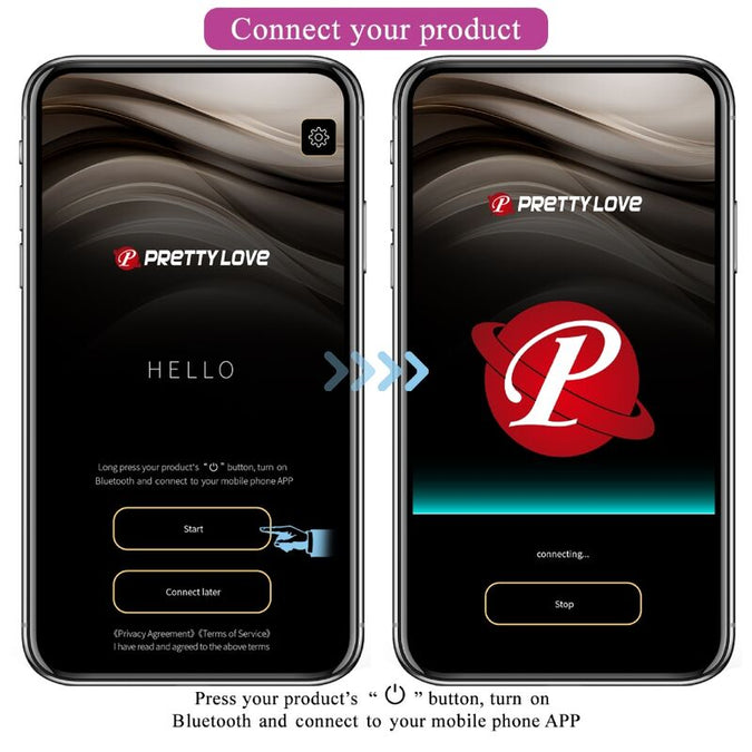 Pretty Love – Elvira Kegelbälle App Fernbedienung Lila
