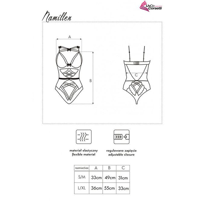Livco Corsetti Fashion – Namillen Lc 90528 Body Schwarz