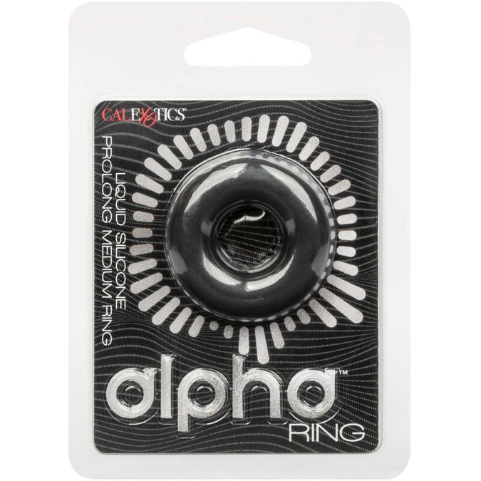 Calexotics – Alpha Prolong Medium Ring Black