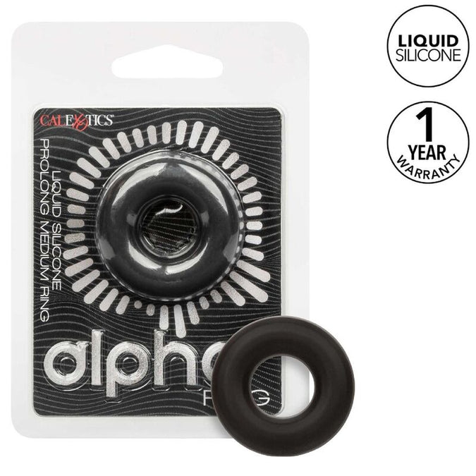 Calexotics – Alpha Prolong Medium Ring Black