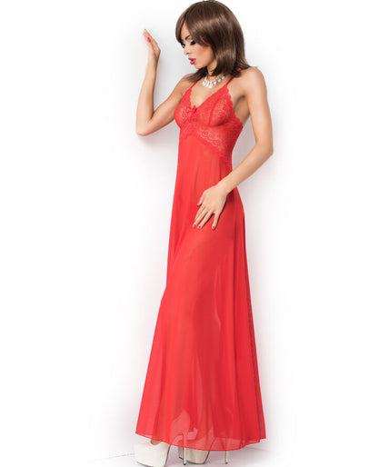 Chilirose – Cr 3883 Babydoll Lang Rot L/xl Chilirose – Cr 3883 Babydoll Lang Rot L/xl