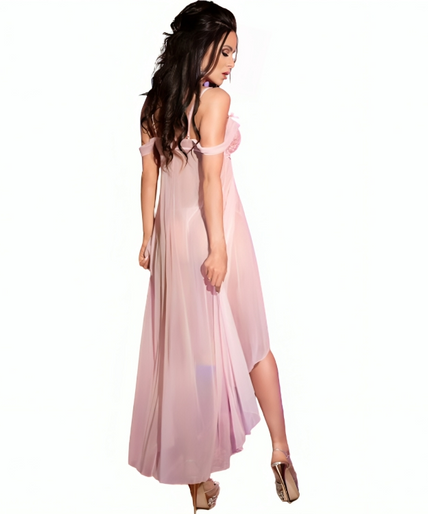 Chilirose – Cr 3716 Babydoll Lang Pink L/xl Chilirose – Cr 3716 Babydoll Lang Pink L/xl