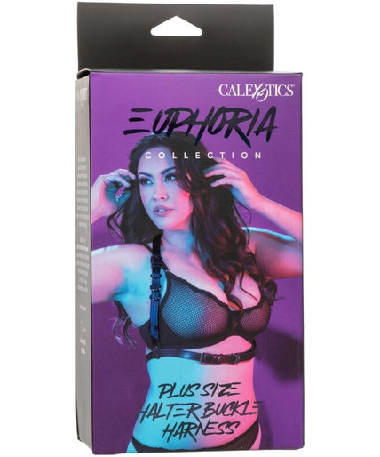 Calexotics – Euphoria Plus Size Halter Bügel Harness Schwarz Calexotics – Euphoria Plus Size Halter Bügel Harness Schwarz