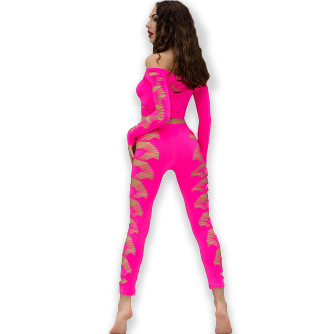 Chilirose – Cr 4632 Top & Pant Fuchsia S/l