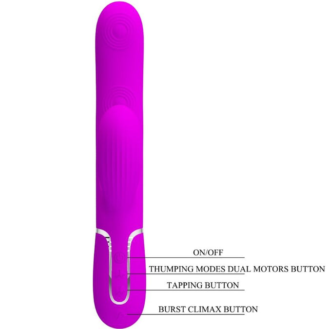 Pretty Love – Perlita Multifunction 3-in-1 G-spot vibrator violet