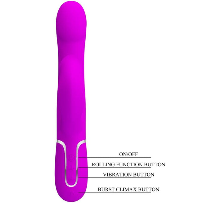 Pretty Love – Rabbit-Vibrator Perlen Violett