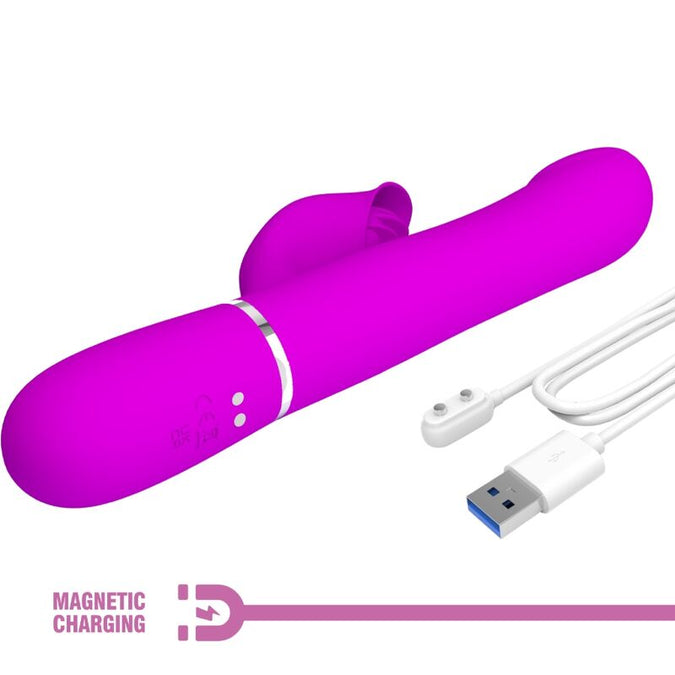 Pretty Love – Rabbit-Vibrator Perlen Violett