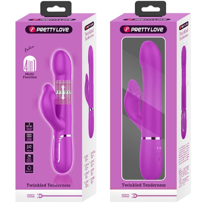 Pretty Love – Rabbit-Vibrator Perlen Violett