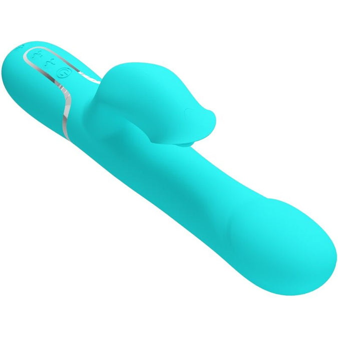 Pretty Love – Rabbit Vibrator Perlen Aqua Grün