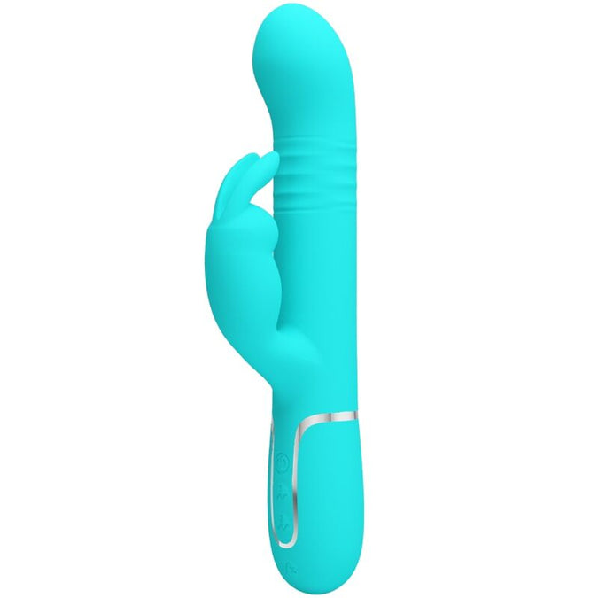 Pretty Love – Coale Rabbit Vibrator Perlen Aqua Grün