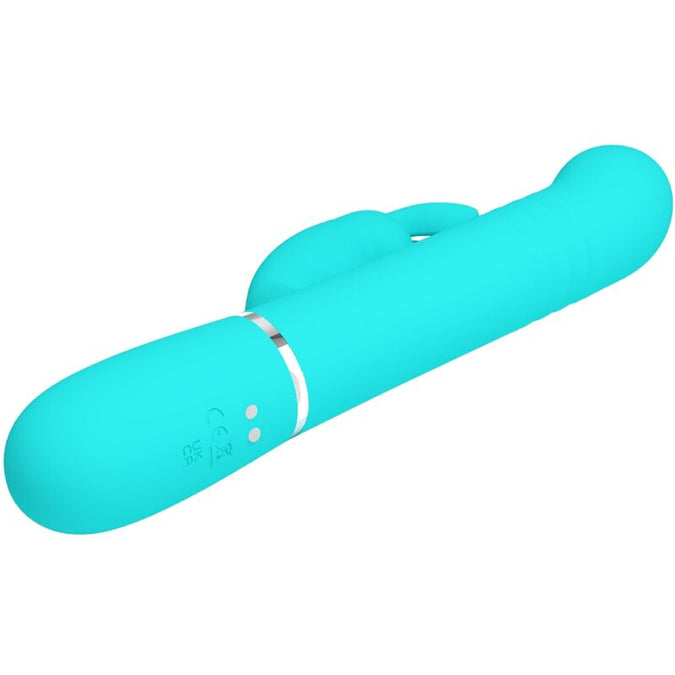 Pretty Love – Coale Rabbit Vibrator Perlen Aqua Grün