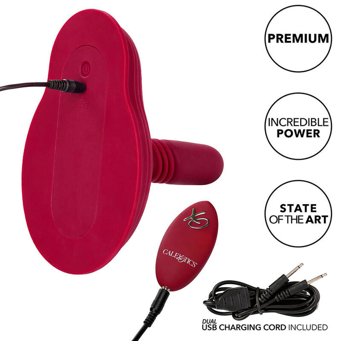 Calexotics – Rider Massager Doppelmotor Fernbedienung Rot