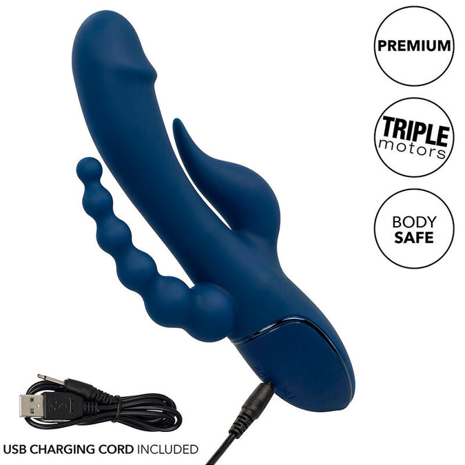Calexotics – Vibrator Dreifacher Orgasmus Blau