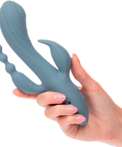 Calexotics – Vibrator Triple Ecstasy Grau Calexotics – Vibrator Triple Ecstasy Grau