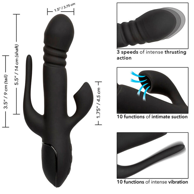 Calexotics – Vibrator Triple Euphoria Black