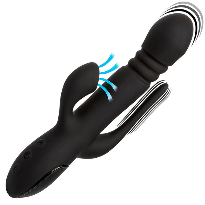Calexotics – Vibrator Triple Euphoria Black