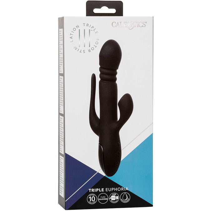 Calexotics – Vibrator Triple Euphoria Black