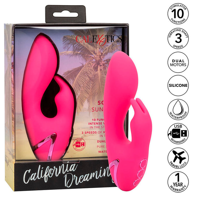 Calexotics – So. Cal Sunshine Vibrator Rabbit Fuchsia von California Dreaming