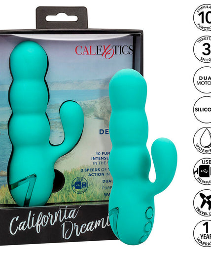 Calexotics – Del Mar Diva Vibrator Rabbit Aqua Grün von California Dreaming Calexotics – Del Mar Diva Vibrator Rabbit Aqua Grün von California Dreaming
