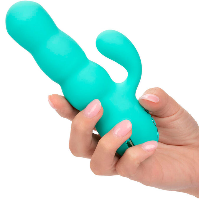 Calexotics – Del Mar Diva Vibrator Rabbit Aqua Grün von California Dreaming