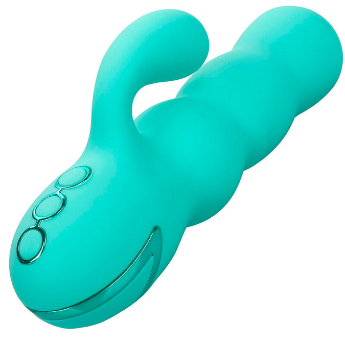 Calexotics – Del Mar Diva Vibrator Rabbit Aqua Grün von California Dreaming
