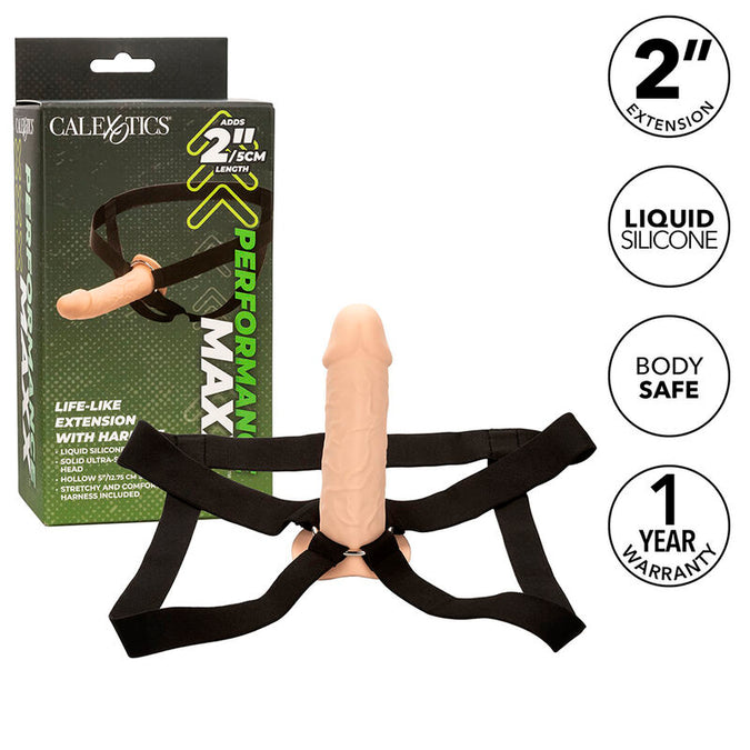 Calexotics – Performance Maxx Life – Like Extension mit Harness Helle Haut