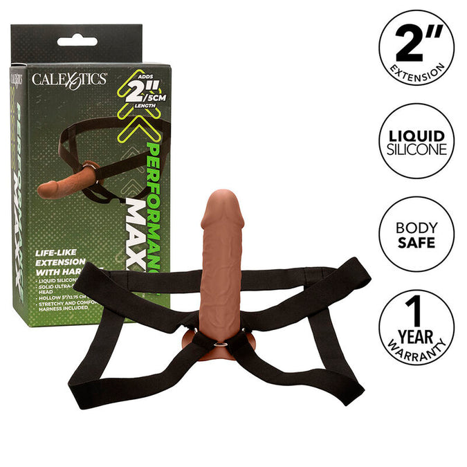 Calexotics – Performance Maxx Life – Like Extension met harnas Bruine huid