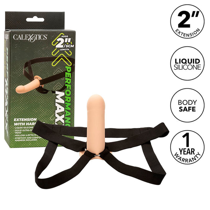 Calexotics – Performance Maxx Extension mit Harness Helle Haut